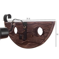 Бра "Замок" Е27 40Вт черный 30х23х36 см Бра "Замок" Е27 40Вт черный 30х23х36 см