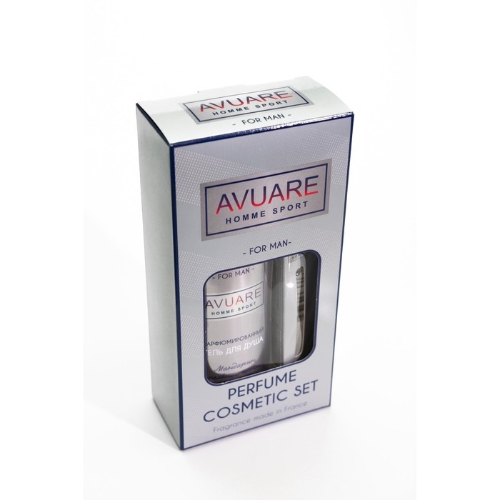 Подарочный набор косметики мужской Avuar homme sport, гель для душа 250 мл, парфюмерная вода 30 мл Подарочный набор косметики мужской Avuar homme sport, гель для душа 250 мл, парфюмерная вода 30 мл