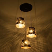 Светильник BayerLux "Феерия" 3хЕ27 40Вт черный 40х40х20-90см Светильник BayerLux "Феерия" 3хЕ27 40Вт черный 40х40х20-90см