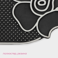 Коврик придверный цветок 41,5х75 см "Welcome цветы"