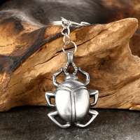 Амулет-брелок, тотем "Жук Скарабей" №02, металлический Амулет-брелок, тотем "Жук Скарабей" №02, металлический