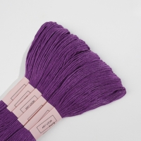 Набор ниток мулине №208, 8 &plusmn; 1 м, 6 шт, цвет тёмно-лавандовый