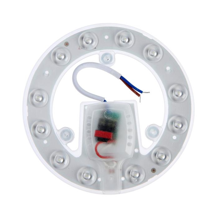 Модуль светодиодный с драйвером, 120 мм, 12 Вт, 960 Лм, 6500К, БЕЛЫЙ, 220 В Модуль светодиодный с драйвером, 120 мм, 12 Вт, 960 Лм, 6500К, БЕЛЫЙ, 220 В