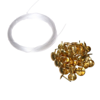 Комплект для обивки дверей, 110 × 200 см: иск.кожа, ватин 5 мм, гвозди, струна, чёрный, «Ватин» Комплект для обивки дверей, 110 × 200 см: иск.кожа, ватин 5 мм, гвозди, струна, чёрный, «Ватин»