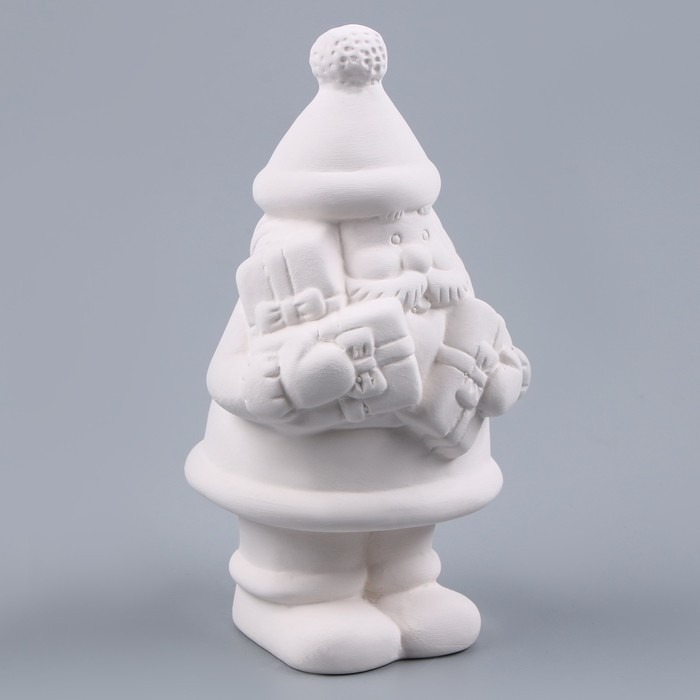 Новый год! Фигурка под роспись &laquo;Дед Мороз с подарками&raquo;, с кистью