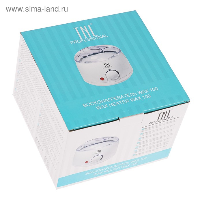 Воскоплав TNL wax 100, баночный 100 Вт, 400 мл, 35-100 ºС, белый Воскоплав TNL wax 100, баночный 100 Вт, 400 мл, 35-100 ºС, белый