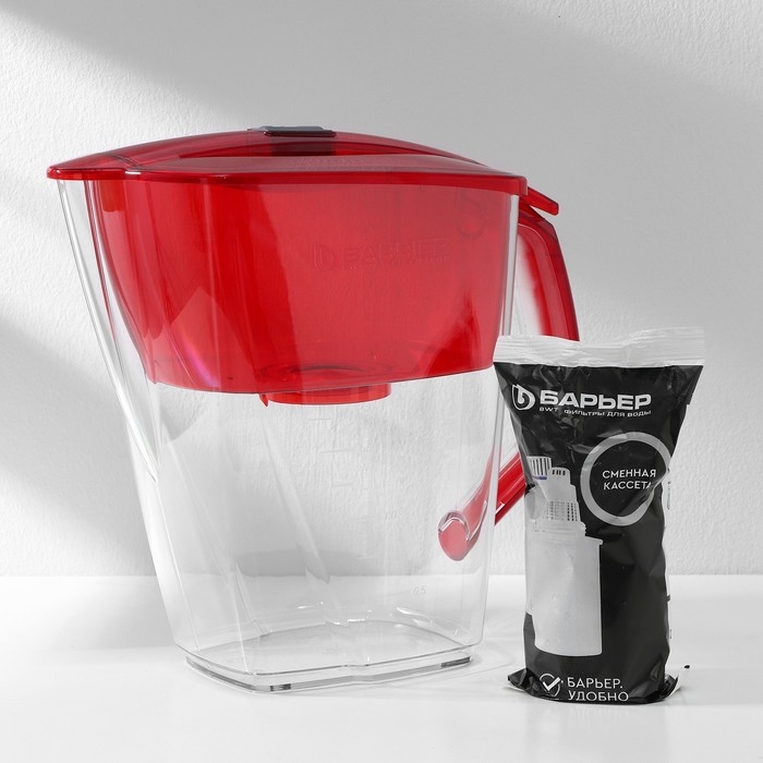 Фильтр-кувшин «Барьер-Гранд Neo», 4,2 л, цвет рубин Фильтр-кувшин «Барьер-Гранд Neo», 4,2 л, цвет рубин