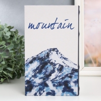 Сейф-книга дерево кожзам "Горы" 21х13х5 см