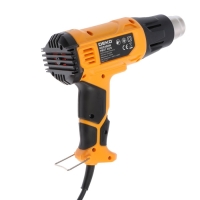 Фен технический DEKO HG2400W, 2400 Вт, 300/500 л/мин, 380/600 &deg;С, 4 насадки