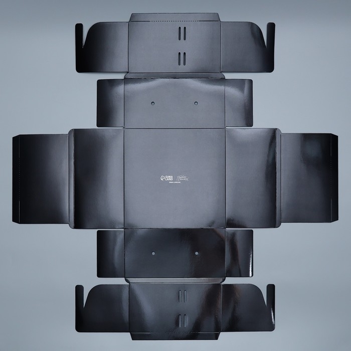 Коробка подарочная складная, упаковка, &laquo;Чёрная&raquo;, 20 х 20 х 10 см