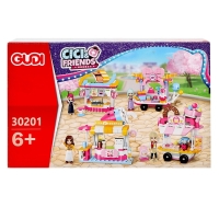 Конструктор для девочек «Подружки. Магазин на тележке. Бант», 113 деталей Конструктор для девочек «Подружки. Магазин на тележке. Бант», 113 деталей