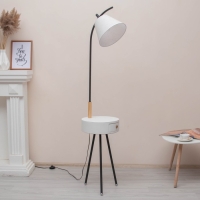 Торшер с ящиком "Лолита" Е27 белый 35х35х156см Торшер с ящиком "Лолита" Е27 белый 35х35х156см