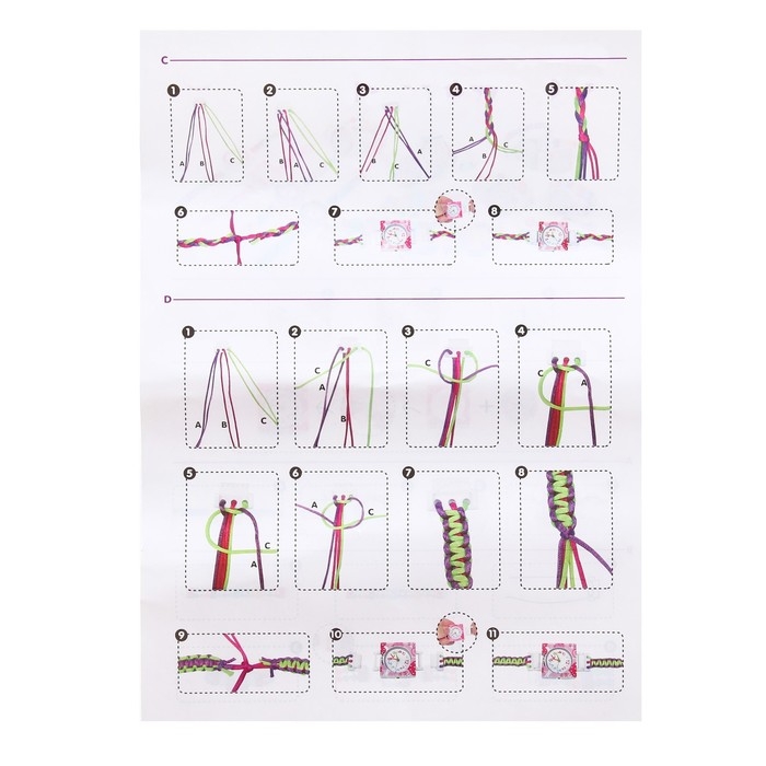 Набор для творчества Набор для творчества "Создай свои часы, сплети ремешок" украшения, My little pony
