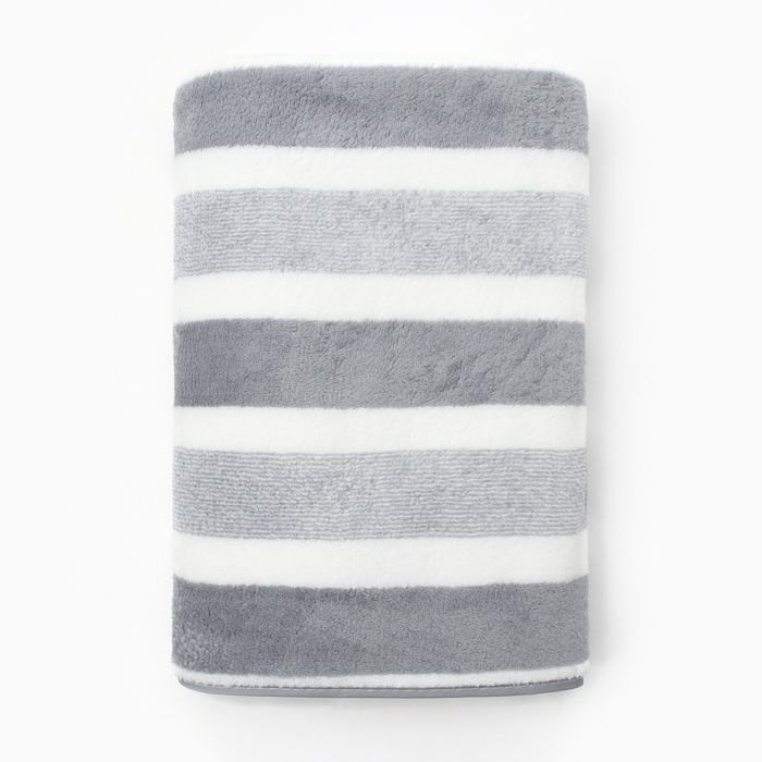 Полотенце банное Этель Полотенце банное Этель "Геометрия", цв. серый, 70х140 см, 100% п/э, 240 г/м2