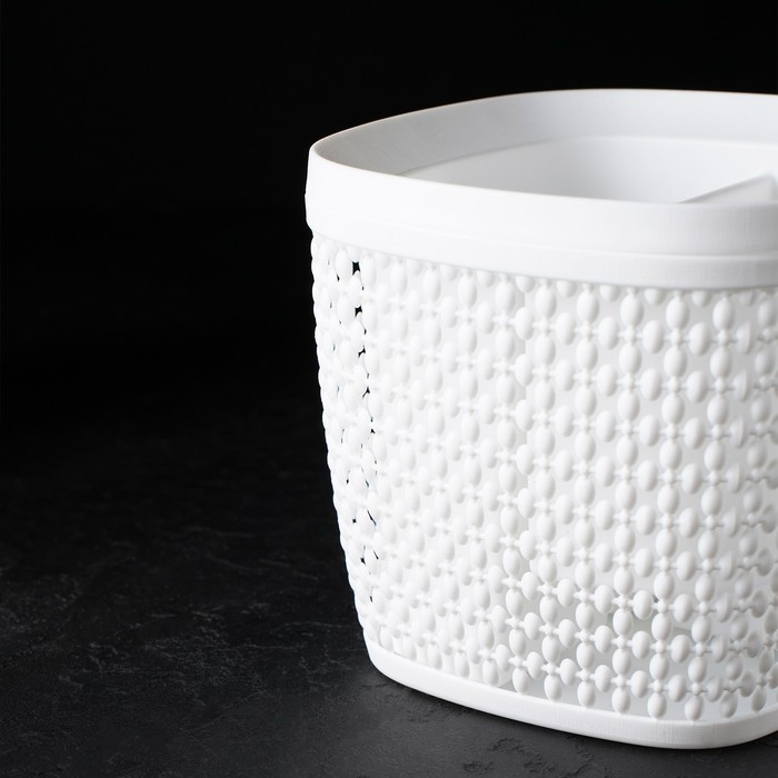 Подставка для столовых приборов &laquo;Пирула&raquo;, цвет белый