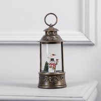 Светодиодная фигура «Фонарь со снеговиком» 11 × 21 × 11 см, пластик, батарейки ААх3 (не в комплекте), USB, свечение тёплое белое Светодиодная фигура «Фонарь со снеговиком» 11 × 21 × 11 см, пластик, батарейки ААх3 (не в комплекте), USB, свечение тёплое белое