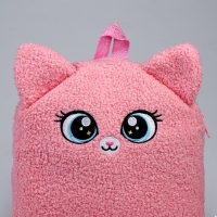 Рюкзак детский для девочки &laquo;Кошечка&raquo;, плюшевый