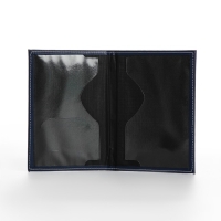 Обложка для паспорта, цвет синий Обложка для паспорта, цвет синий