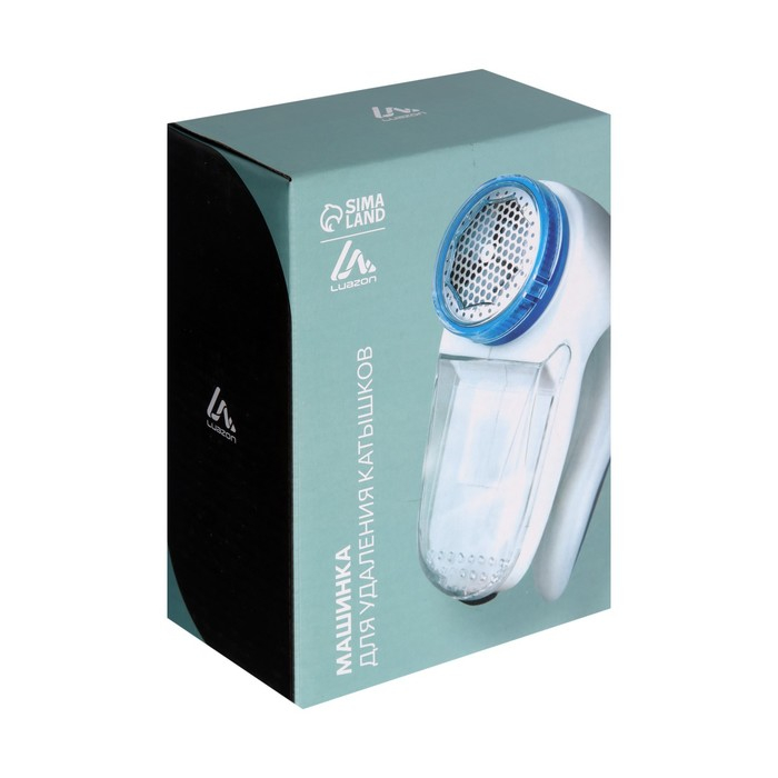 Машинка для удаления катышков Luazon LUK-14, 3 Вт, от АКБ, бело-голубой Машинка для удаления катышков Luazon LUK-14, 3 Вт, от АКБ, бело-голубой