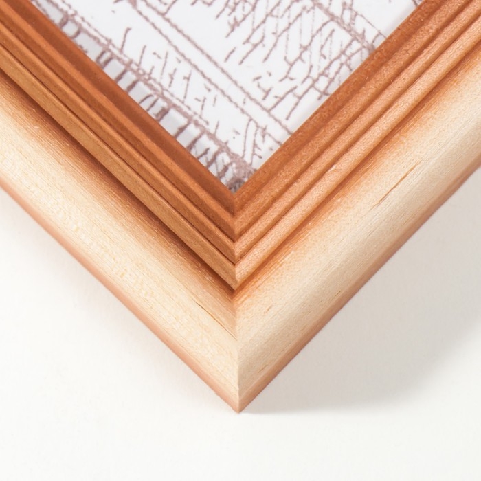 Фоторамка сосна с20 25х25 см (пластиковый экран)