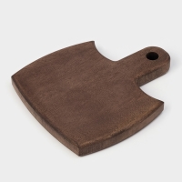 Доска разделочная для подачи Wild Kitchen, 23&times;20&times;2.5 см, граб темный