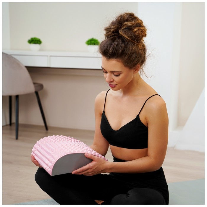 Массажный абмат (Abmat), подушка под поясницу 30&times;24&times;9,5 см, цвета МИКС