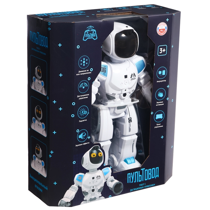 Робот радиоуправляемый &laquo;Астронавт&raquo;, русское озвучивание, работает от аккумулятора