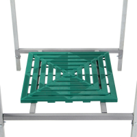 Душ дачный, 80 &times; 80 &times; 250 см, тент, бак антикоррозийный, 128 л, с ЭВН, тент МИКС