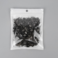 Нижний ограничитель для молнии, металлический, №8, 500 ± 20 шт, цвет чёрный никель Нижний ограничитель для молнии, металлический, №8, 500 ± 20 шт, цвет чёрный никель