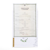 Папка для свидетельства о рождении &laquo;Зайки&raquo;, А5