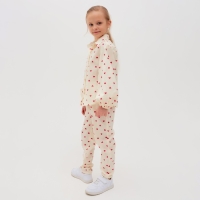 Брюки детские MINAKU: Cotton Collection цвет бежевый, рост 116 Брюки детские MINAKU: Cotton Collection цвет бежевый, рост 116