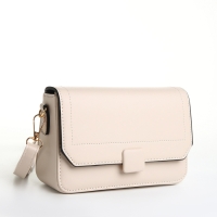 Сумка женская мессенджер на магните, цвет молочный Сумка женская мессенджер на магните, цвет молочный