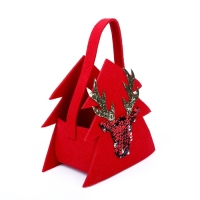 Новогодняя корзинка для декора &laquo;Олень&raquo; 16 &times; 10,5 &times; 19 см