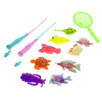 Рыбалка «Морские обитатели» 9 рыбок, 2 удочки, сачок Рыбалка «Морские обитатели» 9 рыбок, 2 удочки, сачок