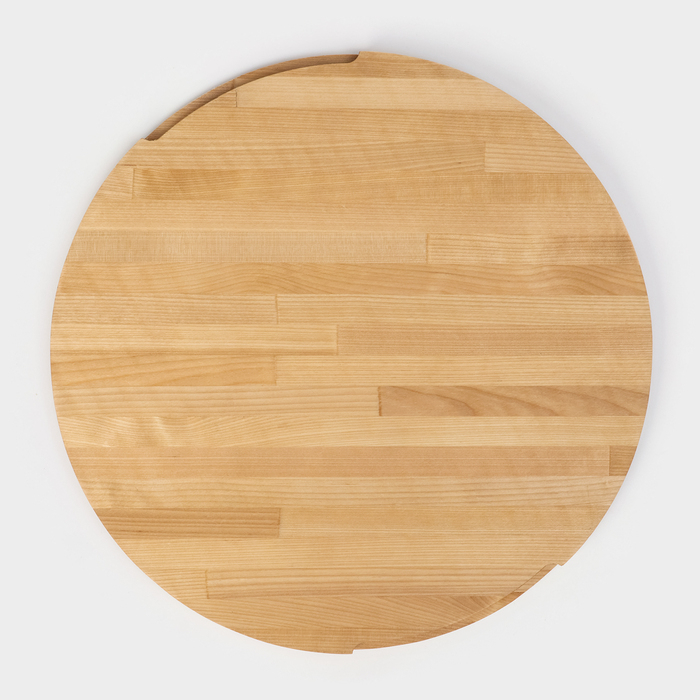 Доска для пиццы с потайными ручками Adelica «Итальяно», d=40 см, берёза Доска для пиццы с потайными ручками Adelica «Итальяно», d=40 см, берёза