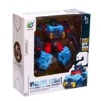 Робот &laquo;Военный внедорожник&raquo;, трансформируется, цвет синий