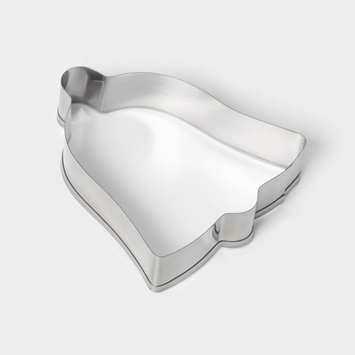 Набор форм для печенья Доляна &laquo;Колокольчик&raquo;, 3 шт, 6&times;6 см, цвет серебристый