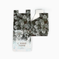 Коробка подарочная новогодняя складная &laquo;С Новым годом!&raquo;, 15 х 15 х 7 см, Новый год