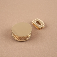 Застёжка для сумки, d = 4 см, цвет золотой Застёжка для сумки, d = 4 см, цвет золотой