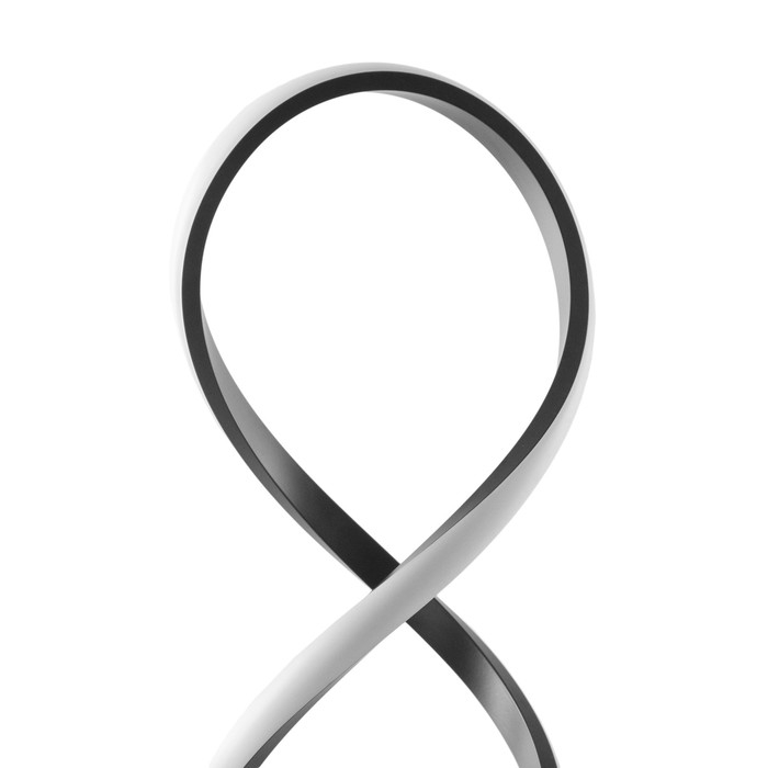 Торшер "Инфинити" LED 30Вт 4000К черный 25х25х156 см