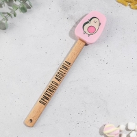 Лопатка силиконовая &laquo;Приятного аппетита&raquo; на формовой подложке, 21.9 х 41.9 см