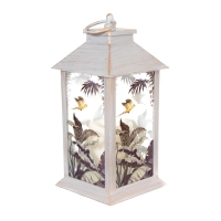 Ночник "Экзотика" LED от батареек 3хААА серый с золотой патиной 14х14х29,5 см RISALUX Ночник "Экзотика" LED от батареек 3хААА серый с золотой патиной 14х14х29,5 см RISALUX