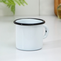 Кружка эмалированная &laquo;Белоснежная&raquo;, 380 мл