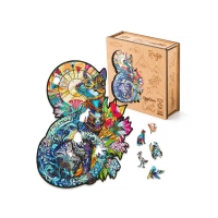 Пазл деревянный &laquo;Кошка&raquo;, размер L &mdash; 27 &times; 37 см, 200 деталей