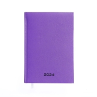 Ежедневник датированный 2024 года, А5, 176 листов, Attomex.Even, обложка бумвинил, ляссе, блок 70 г/м2, сиреневый