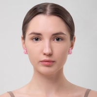 Клипсы детские &laquo;Выбражулька&raquo; зайка, цвет розовый