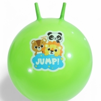 Мяч прыгун с рожками 65 см, 520 гр, цвета микс