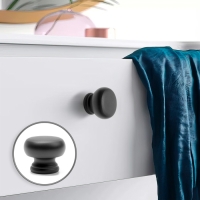 Ручка-кнопка CAPPIO, d=38 мм, вес 60 г, цвет чёрный