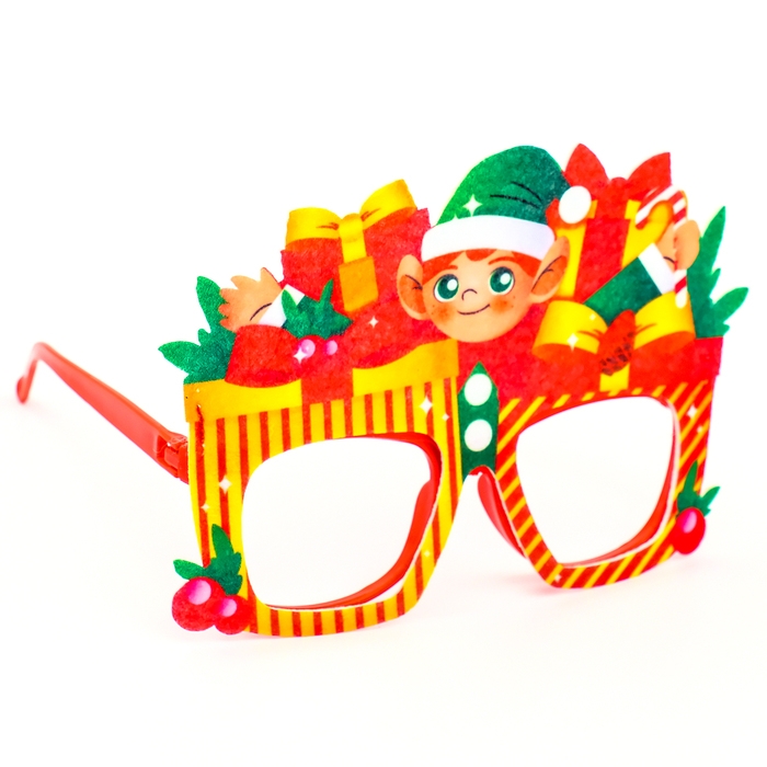 Карнавальный очки &laquo;Новогодний подарок&raquo;