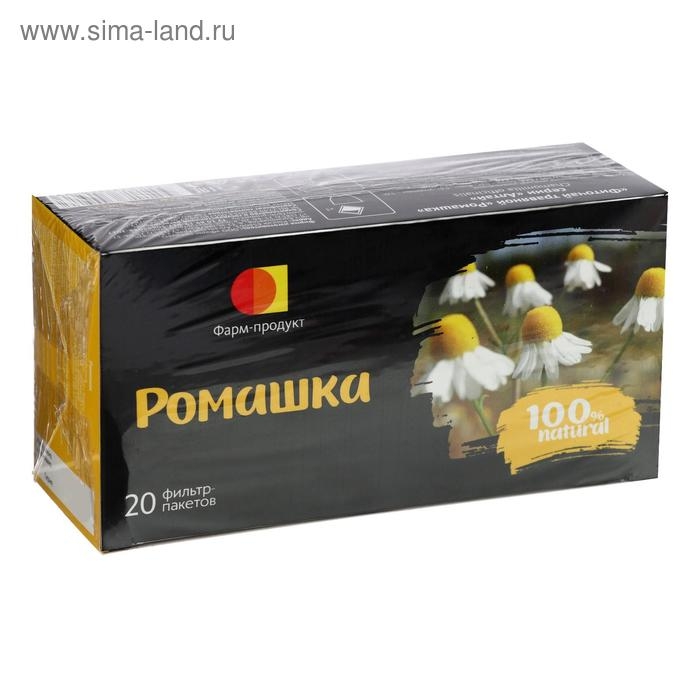 Фиточай травяной &laquo;Ромашка&raquo;, 20 фильтр-пакетов по 1,5 г.